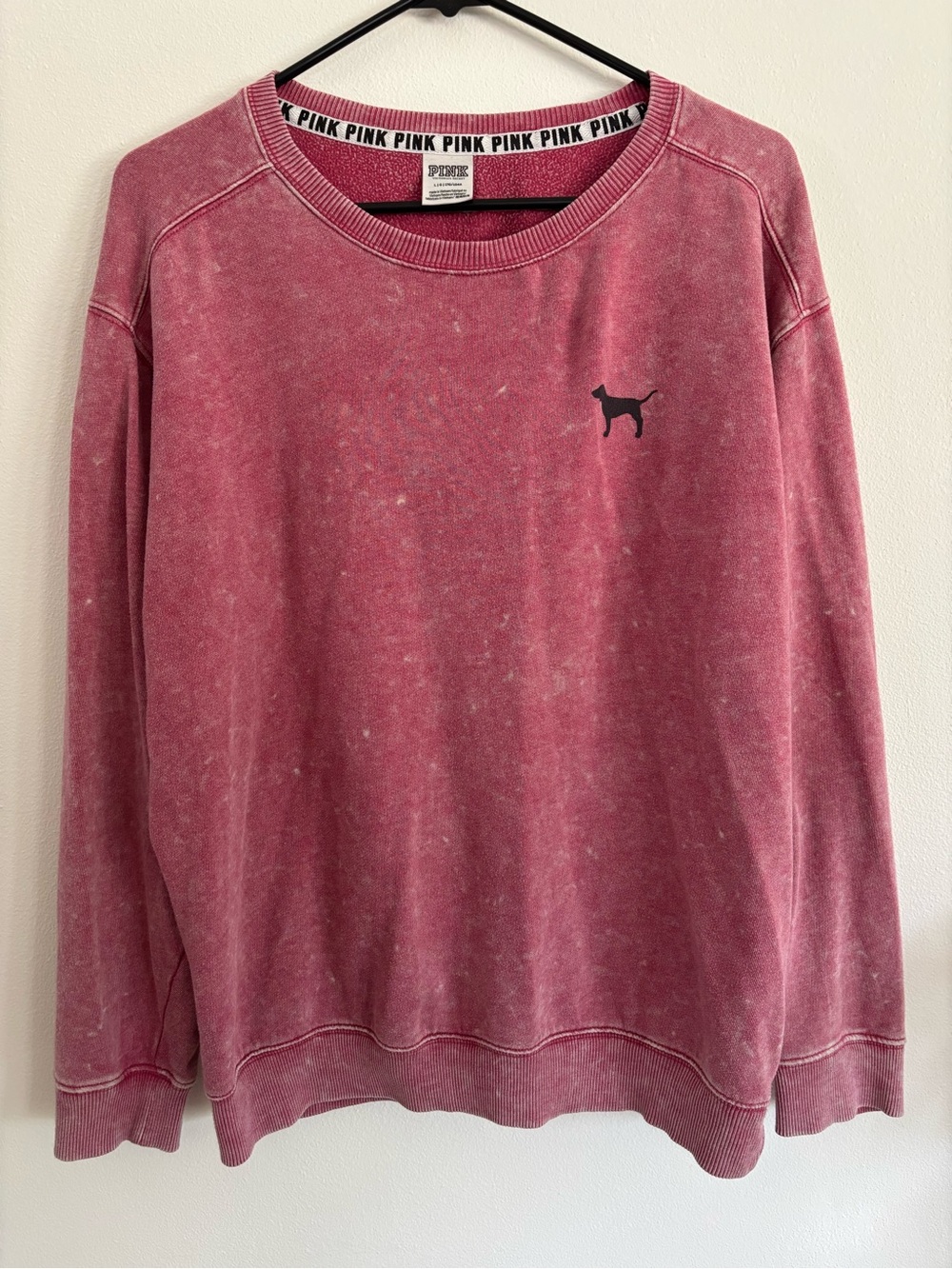 VS PINK | Dusty Rose Vintage Wash Crewneck Sweatshirt